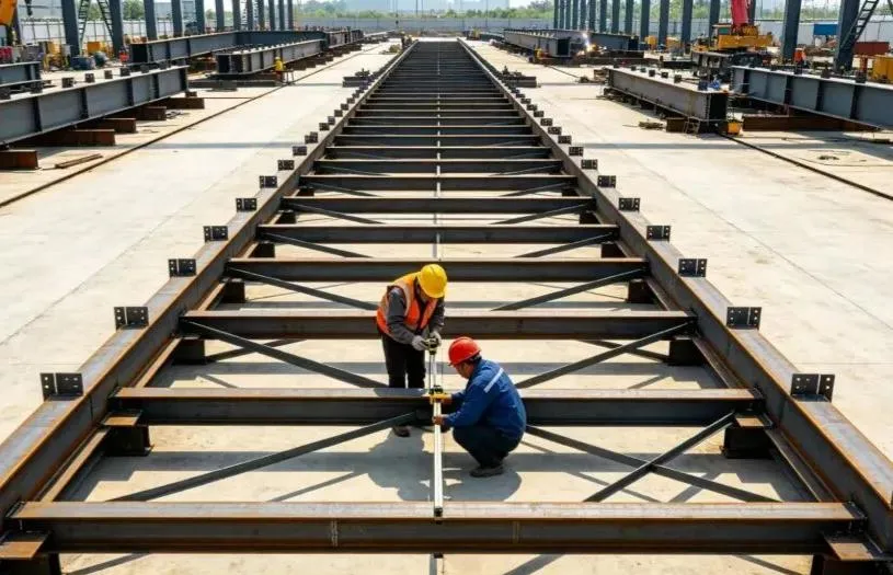 ऑन-साइट स्टील स्ट्रक्चर असेंब्ली + इंटिग्रल होईस्टिंग कन्स्ट्रक्शन वर्कफ्लो + मुख्य विचार